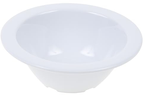 Winco MMB-4W Melamine Fruit Bowl, 4-Ounce, White (Pack of 12),Medium