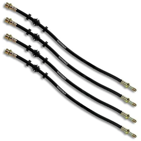 ATEC Germany 4x tubo freno anteriore e posteriore Compatibile con FIAT SEICENTO / 600 (187_), CINQUECENTO (170_)