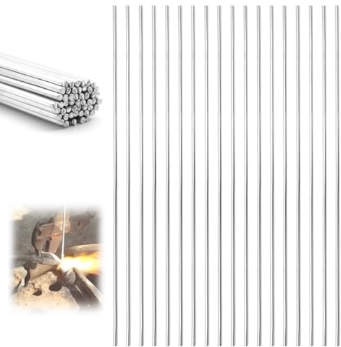 5KtbeYTi 50 Piezas 2 mm Alambre de Soldadura de Aluminio a Baja Temperatura para Reparar Tubos de Aluminio(2mm x 30cm)