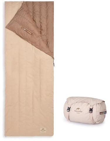 Naturehike Daunenschlafsack Winter Schlafsack 750FP Kleines Packmaß Ultraleicht Schlafsack Warmer Schlafsack für Camping and Trekking Outdoor