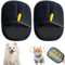 2 Pcs Reusable Static Removal Gloves Pet Hair, Cat Grooming Double Sided Grooming Glove for Pets, Furmingle Double Sided Glove for Dog and Cat Pet Grooming Gloves for Clothes, Sofas, Deshedding