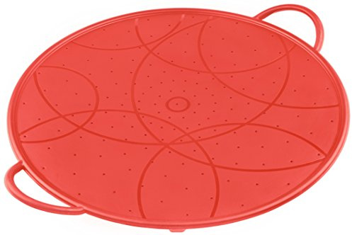 Kuhn Rikon 23634 - Tapa de Silicona, Color Rojo 30 cm