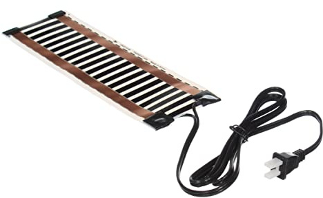 Incubator Warehouse Repti Warm Heat Mat - Ultra Thin Reptile Heating Pad - Durable Warming Mat with Gentle Warm Heating Technology - Warms Area 10-20?+F Heating Mat for Reptiles (4 inch x 4 feet)