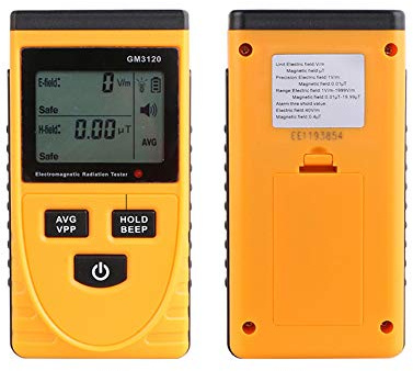GOLDEN BLUE GM3120 Electromagnetic Radiation Dosimeter Tester Detector Emf Meter Handheld Portable Geiger Counter Electric Field Emission Tester