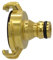 VARIOSAN Schnellkupplung auf Steckkupplung Adapter 12999, Messing blank, System Geka