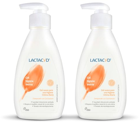 Lactacyd Gel de Higiene Íntima Diario, Ph Equilibrado, sin Jabón, 400 ml, Paquete de 2