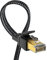 Cat 8 Ethernet Cable 2M, Nylon Braided High Speed Heavy Duty Network LAN Patch Cord, 40Gbps 2000Mhz SFTP RJ45 Flat Gigabit Internet Cable Shielded in Wall,Indoor&Outdoor for Modem/Router/Gaming/PC