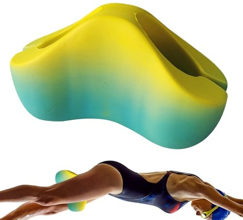 Flotteur de jambe de bouée de traction | Swim Trainer Planche de Natation – 9,84 x 4,33 x 5,51 Pouces Aide à l'entraînement en Piscine Conception en 8 Formes pour Les Jambes Hanches Soutien Exercice d