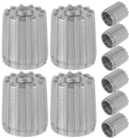 UTHCLO Bouchons de Valve de Pneu Installation Facile et Usage Polyvalent en Plastique Lot de 10 avec Joint Torique pour Vélo et Moto