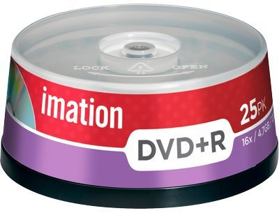 Imation DVD+R 25Pk. DVD+R Rohling 4700 MB 120 Minuten 8 x Speed Spindel