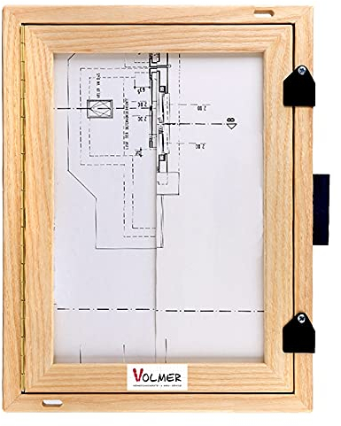 Feldbuchrahmen DIN A4 - Holz - Das Standard-Klemmbrett auf Feld und Baustelle