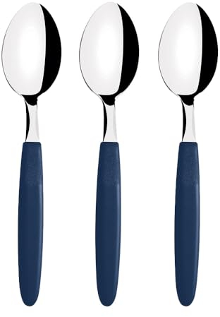 Tramontina - Set di cucchiaini da tè - Colore blu - 3 pezzi - Ipanema