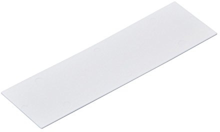 GLUSKE Lot de 1000 blocs de vitrage GL-SV 100 x 28 x 1 mm en plastique blanc | Cales de rondelle – Plaquettes d'écartement