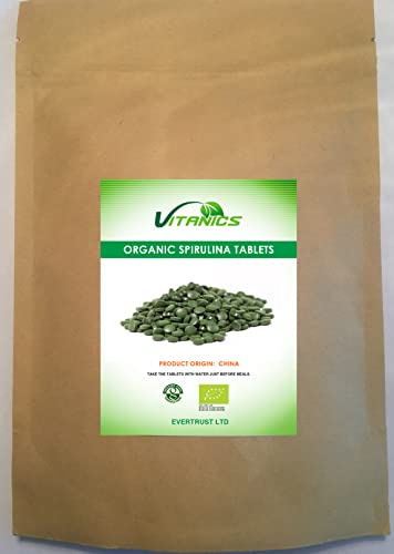 Ekologiska Spirulina Tabletter (1200 Tablets)