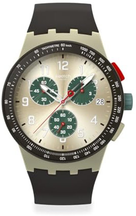 Swatch Obsidian Ink - SUST402, beige, Bracelet