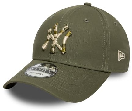 New Era Seasonal Infill 9Forty Adjustable Cap NY Yankees Khaki, Size:OneSize