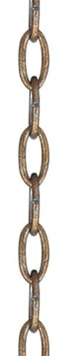 Livex Lighting 5607-48 Accessories Light Standard Decorative Chain, Antique Gold Leaf Medium