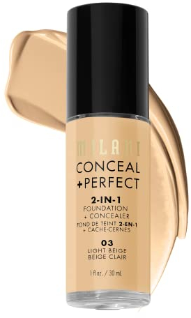 MILANI Conceal + Perfect 2-in-1 Foundation + Concealer - Hellbeige