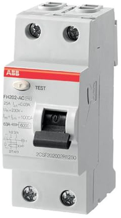 ABB FH200 RCCB, 2-polig, 25A, 30mA Typ AC