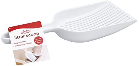 Ubbi Pet Cat Litter Scoop, White