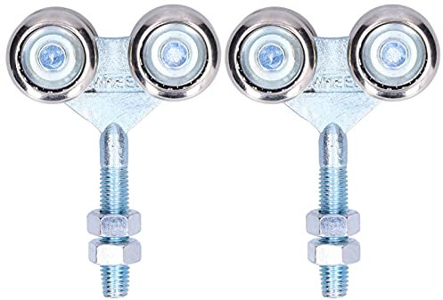 Rodillo de Puerta de 2 Uds, Polea de Rueda de Puerta de Vidrio, Puerta Corredera/Suspensión de Puerta de Bolsillo, Diámetro de Rodamiento de Bolas 35mm/1.4 Pulgadas para Puerta de Granero