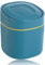 Table Trash Can, Desk Bin with Lid, Mini Cosmetic Bin, for Bathroom, Kitchen, Office, Portable Lid Removable, Blue