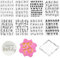 Lot de 9 emporte-pièces en forme de lettres de l'alphabet pour gâteaux, fondants, cookies, pâtisseries