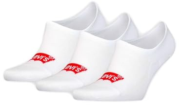 Levi's Unisex Recycled Cotton Footie, White, 43/46