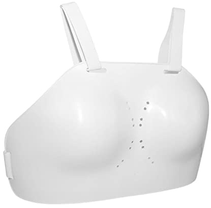Qianly Fencing Chest Guard Fencing Gears Equipment Adults Breast Protector Soft for Martial Arts Taekwondo Boxing Football Kickboxing, woman, S