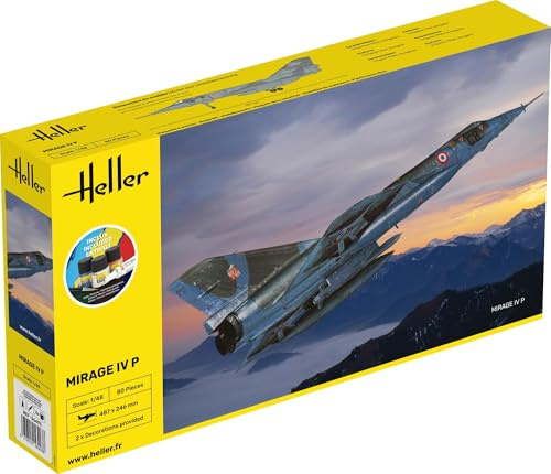 heller - Flygplansmodell Starter Kit Mirage Iv P 56493| 1:48