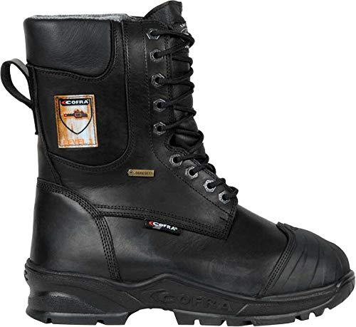 Cofra ENERGY SCR-Sicherheitsstiefel aus GORE-TEX mit Schnittschutz, schwarz, Größe 43, 21514-000