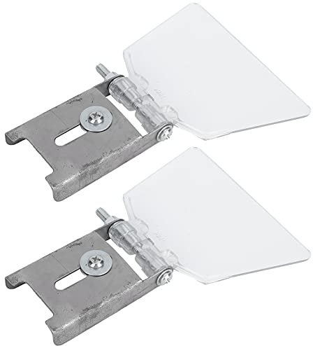 Deror Bench Grinder Eyeshield,2Pcs Bench Grinder Eyeshield 304 Small Stainless Steel Case Tool Shield Attachment Accessories S