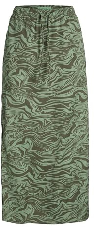 JJXX Jack & Jones JXMARIA Midi - Falda de satén para Mujer (Talla L), Color marrón