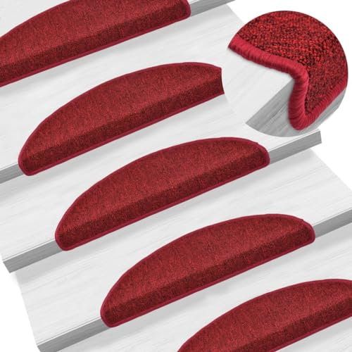 SMARTGROUPSTORE BD - BD Stufenmatten, 10 Stück, Bordeaux, 56 x 17 x 3 cm