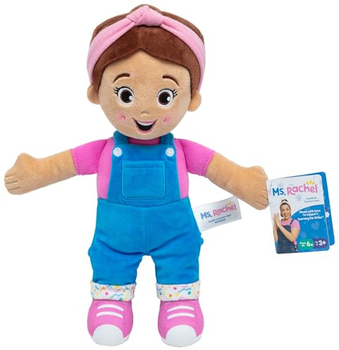 Ms. Rachel Official Cuddle & Comfort Doll, 11” Premium Plush Baby Toy, Toddler Toys for Girls & Boys for Ages 6 Months to 3+