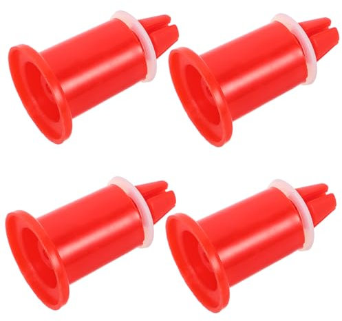 Zerodeko 4piezas Pies Niveladores Para Báscula Electrónica Soporte Estable Para Bandeja De Pesaje Plástico Fácil Instalación Naranja