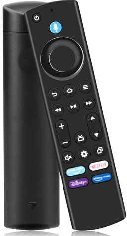 Replacement Voice Remote with Voice Function Fit for AMZ Smart TV Stick(4k, 2nd Gen, 3rd Gen, Life), for AMZ Smart TV Cube(1st Gen, 2nd Gen, 3rd Gen),AMZ/Pioneer/Toshiba Smart (1rd-old)