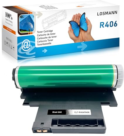 LOSMANN R406 Trommel Kompatibel für CLT-R406 CLT-R404 Bildtrommel Ersatz für Samsung C410W C430 CF460FW C460W C480W C480FW CLP-360 CLP-365 CLP-365W CLX-3305FW CLX-3300 CLX-3305FN CLX-3305W CLX-3305N