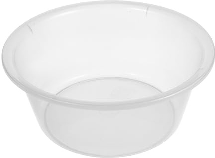 VICASKY Bac à Laver pour Pieds Transparent Moyen, en Plastique Épais, Lavabo Nettoyant pour Visage et Bébé, Usage Domestique et Salle de Bain, Bassin Multifonction pour Soin des Pieds