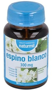 Naturmil Biancospino | 90 perle da 300 mg | Senza zucchero, senza amido, senza glutine, senza lattosio | Aiuto naturale per il cuore.