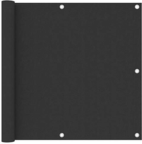 Qnotici Paravent de Balcon Housse de Balcon Paravent de Balcon Habillage de Balcon Protection UV résistant aux intempéries Tissu Oxford 90x300 cm