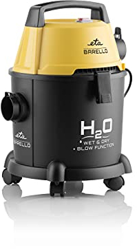 ETA Nass- und Trockensauger Barello - Motor 1400 W, Behältervolumen 11l Staub oder 8l Flüssigkeiten, Gelb