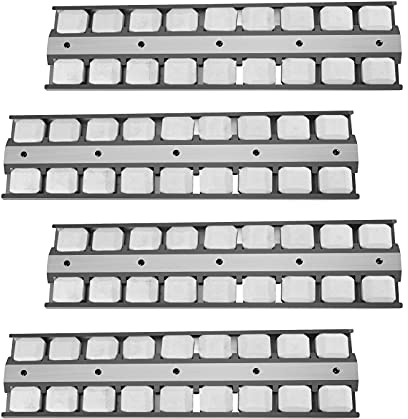 Folocy 21-1/2 X 5-1/2 BBQ Grill Briquette Tray Heat Plates Burner Covers, Replaces OEM Viking Part 032381-000, BBQ Gas Grill Replacement Parts Accessories for Viking 032381-000, 4-Pack