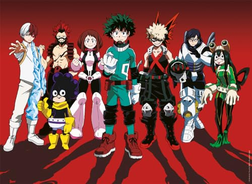 Ravensburger My Hero Academia Manga Merch - 500 Piece Jigsaw Puzzle for Adults and Kids Age 10 Years Up