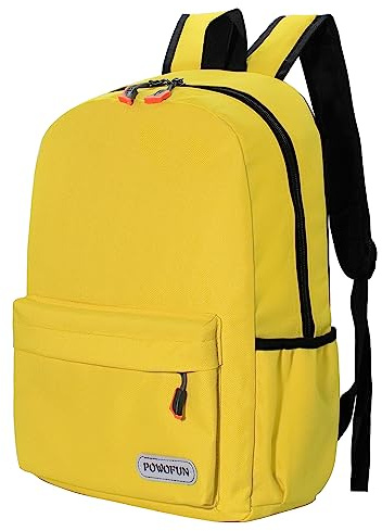 POWOFUN 15 inch Kids Backpack Lightweight Elementary School bag Kindergarten Bookbag Casual Travel Daypack Children Backpack for Girls Boys