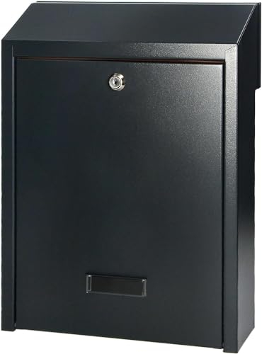 Miratic Buzon Exterior Moderno – para Montaje en Valla o Empotrado – Ideal para Jardín o Entrada de Casa