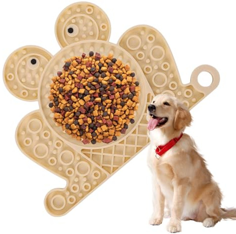 de lamer de Silicona para Perro, Alfombra de lamer Mascotas para Perros
