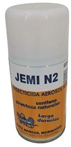 HO Higiene Online | Insecticida Profesional JEMI N2 con Piretrinas Naturales | Elimina Moscas, Mosquitos, avispas y otros insectos voladores | Pack de 6 insecticidas