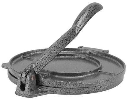 Sosoport Prensa para Tortillas de Aluminio Prensa Manual para Hacer Tortillas 30 Cm Acero Inoxidable Herramienta de Cocina