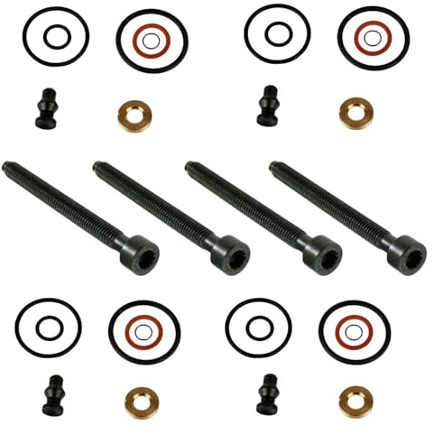 Flewdart 4 kit de juntas de inyector 1.9 2.0 tdi 1417010997 para ARL, ASZ, BEW, BJB, BKD, BMN AZV, junta de inyector 1.9tdi 2.0tdi para Mk IV A4 B6 B7 T5
